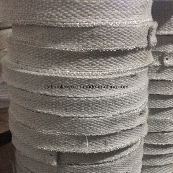 China Manufacturer High Temperature Woven Fabric Reinforced with Fiberglass and Steel Wire Ceramic Fiber Insulation Cloth