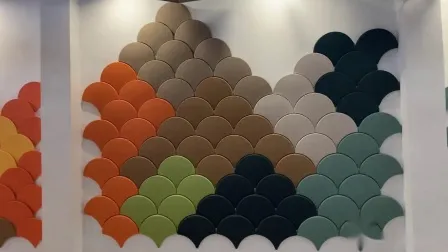 20mm 건강한 흡수를 가진 극장 사무실 회의실을 위해 방음 청각적인 섬유유리 벽면