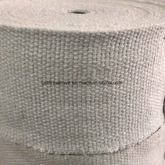 중국 제조 업체 유리 섬유 및 강철 와이어 세라믹 섬유 절연 천으로 강화 된 고온 짠 직물