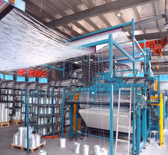 오일 프로필용 탄소 베일이 있는 유리 섬유 니트 매트