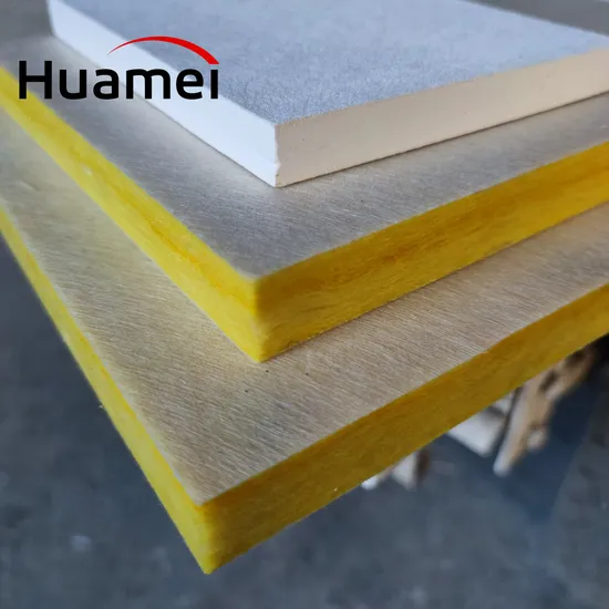 천장용 내화성 유리 섬유 음향 패널