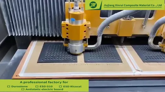 에폭시는 검정색 회색 색상 팔레트 PCB의 SMT 고정 장치 지그용 웨이브 납땜 팔레트 ESD 유리 섬유 합성 스톤 시트를 라미네이트합니다.